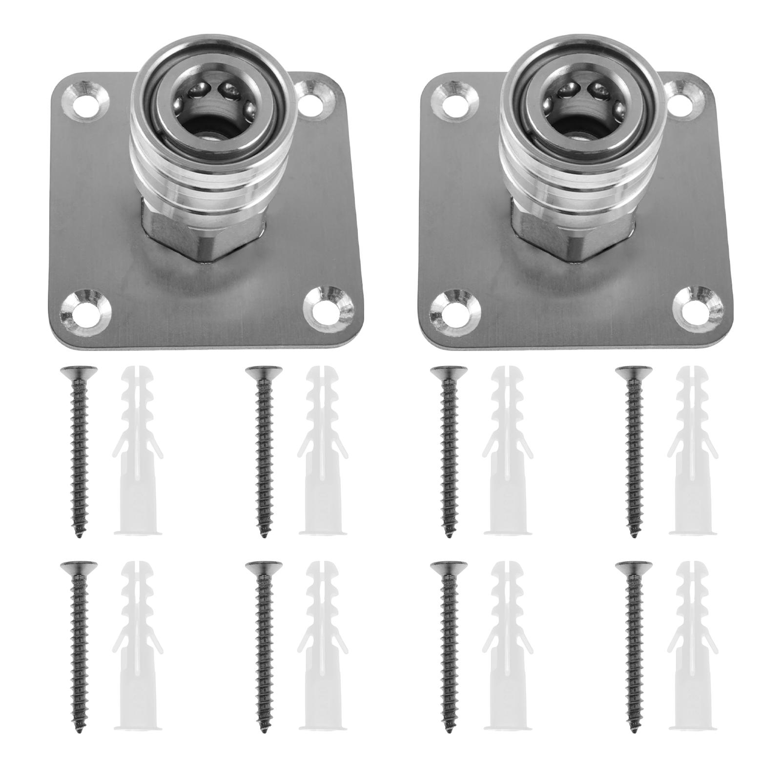 

2 шт. Насадка для пенной пушки, держатель для водяного пистолета, быстроразъемное соединение 1/4 дюйма, настенный держатель для насадок высокого давления