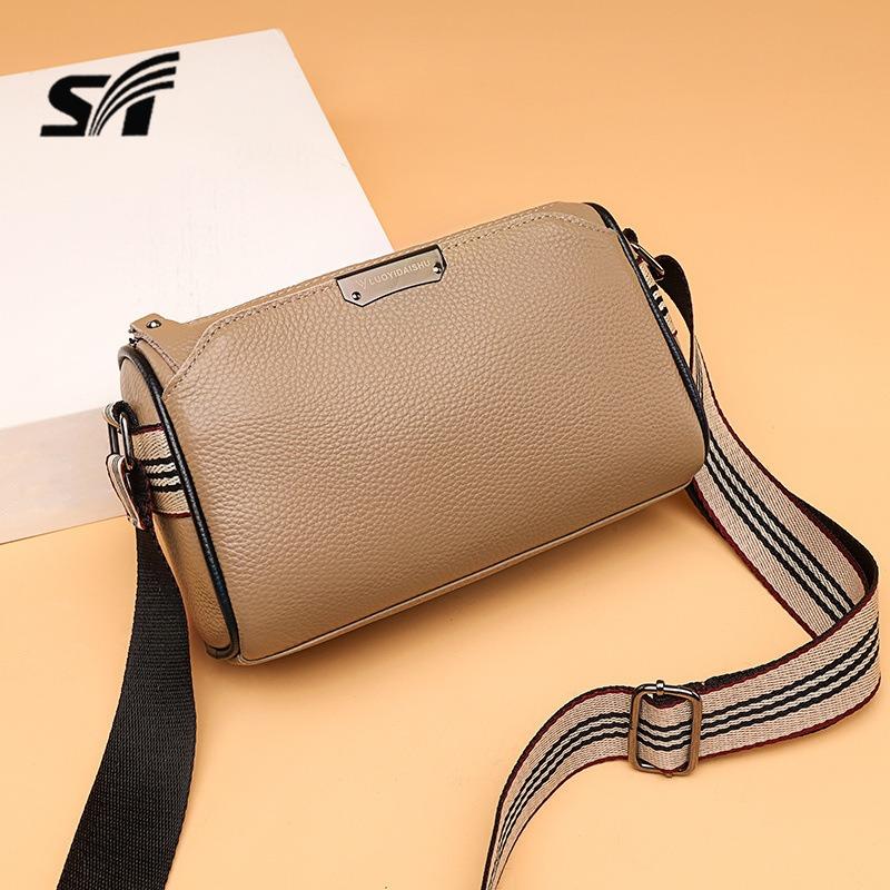 Leather Women's Bags, Large-capacity Bags, Women's Simple and Versatile Soft Leather Shoulder Bags, First-layer Cowhide Messenger Bags