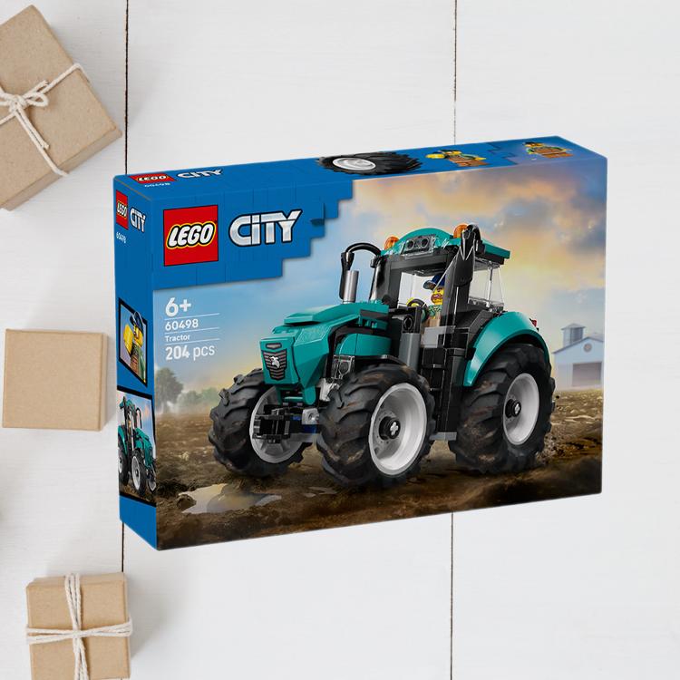 LEGO City Tractor Box Included Plastic Building Blocks 204pcs 60498 ABS 60498-ABS