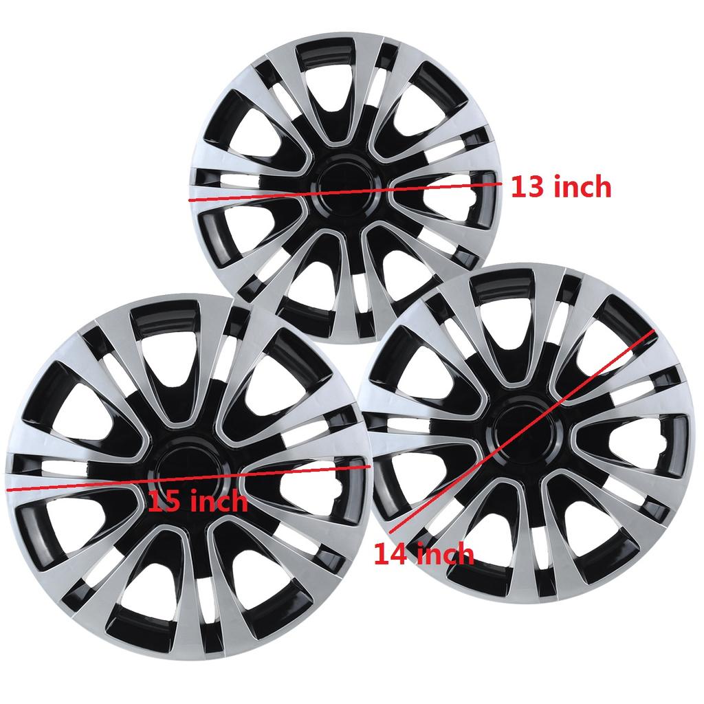 Buy 4Pcs/Set Universal Car Wheel Cap 13"/14"/15" Hubcap Wheel Covers Automobile Rim Skin Cover