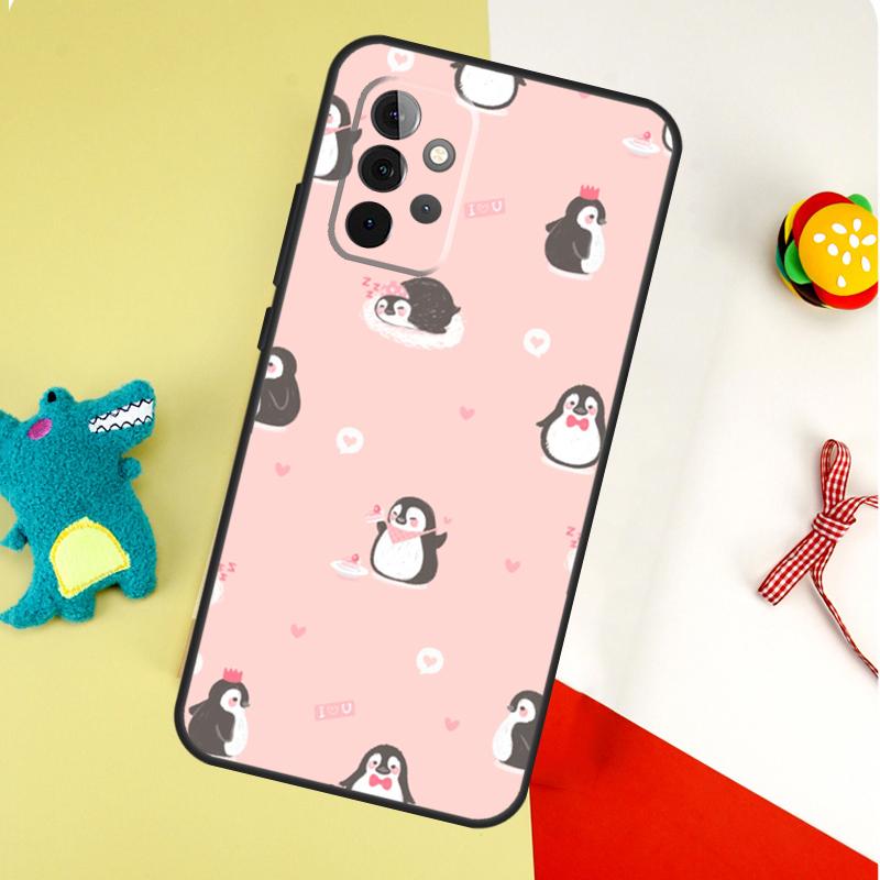 

Penguin For Samsung Galaxy A54 A34 A14 A55 A35 A15 A53 A33 A13 A05 A06 A16 A22 A32 A52 Phone Case Samsung A22 5G