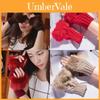 Winter Warme Handschuhe für Damen mit Strickstoff und Halbfinger-Design