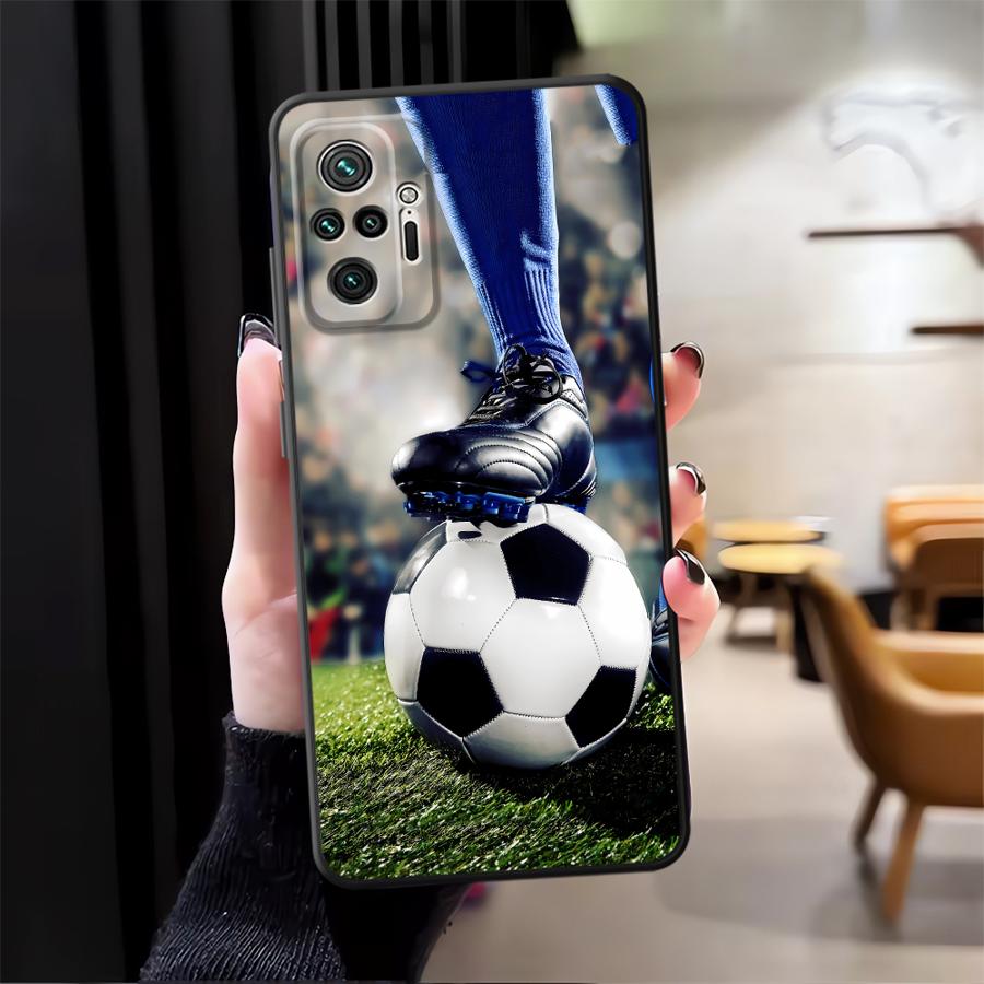 Case for Xiaomi Redmi Note 14 11S 14C 12S 12 11 Pro 12C 13C 10 A4 A5 13 Pro Plus K40 K80 A1 A2 A3 9 8 7 Phone Cover Football