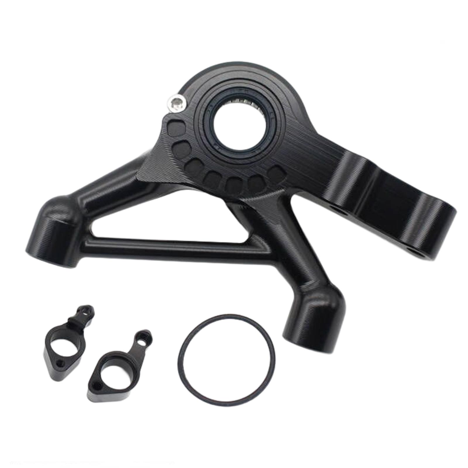 Motorcycle Front Brake Caliper Set Aluminum Alloy Convenient Installation чёрный