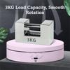 3 Speeds Jewelry Rotating Turntable Motorized 360 Degree Turntable  Photography Displays