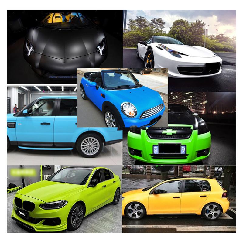 Car Color Change Film Matte Sticker Self Adhesive Auto Styling Decals Air Bubble Free Cars Wrap Vinyl Foil for Cars Decoration