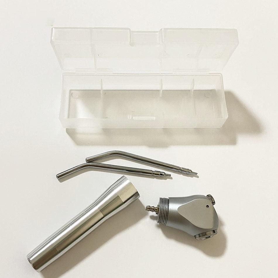 1 Pc Dental 3 Way Air Water Spray Triple Syringe Handpiece With 2 Nozzles Tips Tubes