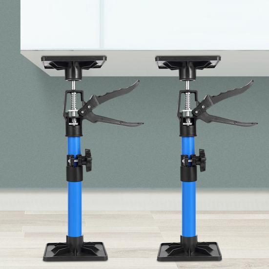 2Pcs Cabinet Jacks Hand Support Rod Telescopic Steel Pole Adjustable Quick Support