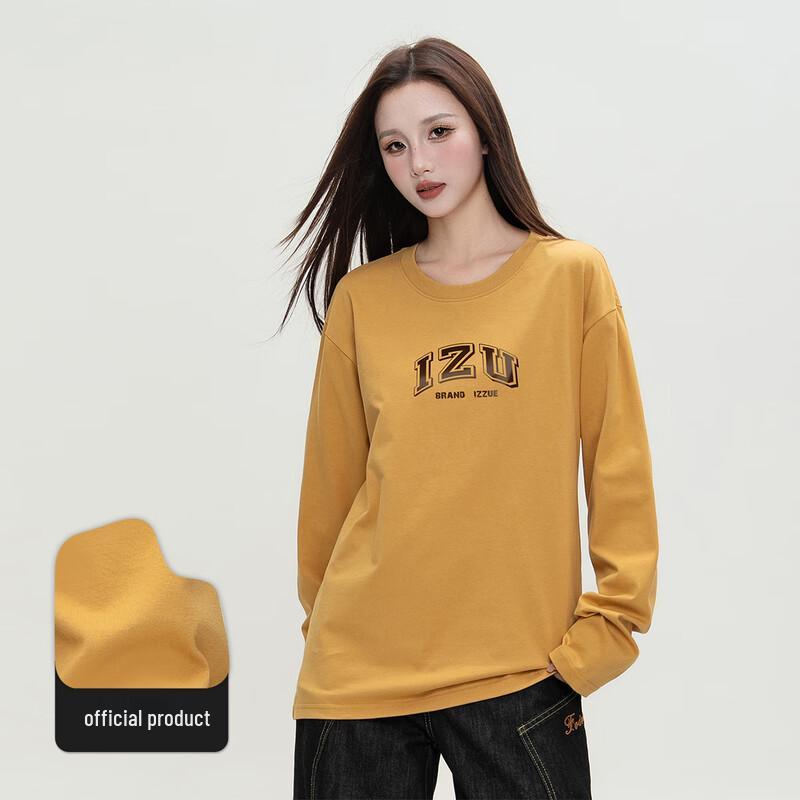 

izzue Women s Letter Print Crewneck Sweatshirt 2XL