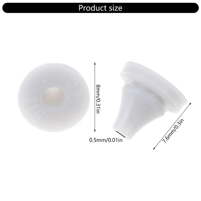 100Pcs Shower Head Replacement Nozzles Silicone Shower Nozzle Replacement Shower Head Sprays Hole Round Tip Enduring