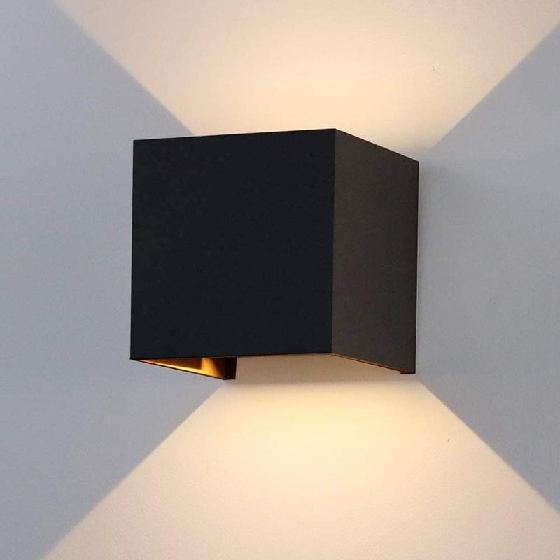 Aluminum LED Outdoor Wall Light Waterproof IP65 Garden Lights 6W 12W Interior Wall Lamps for Bedroom Living Room Stairs Lighting