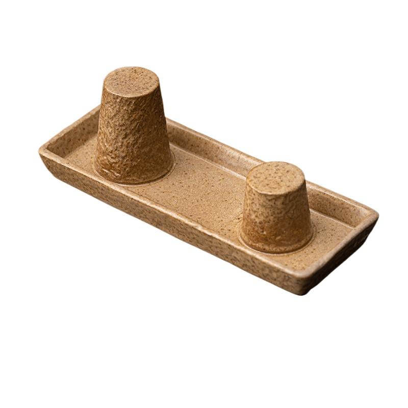 Coarse Pottery Drying Pot Rack, Cover Holder, Retro Purple Sand Teapot, Pot Bearing, Kung Fu Tea Set Accessories, Household