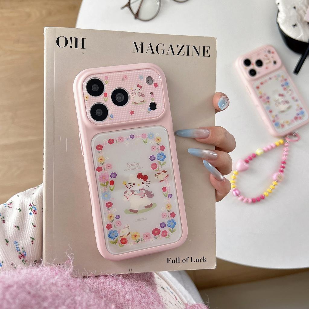 Cute Luxury Spring Blossom Trojan Kitty Sale Phone Case For iPhone 17 Pro Max 15 Pro 16 Pro Max Shockproof Protective Cover