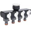 4-Way Manifold with Valves for Taps 1" - 3/4" Manifold with Reduction