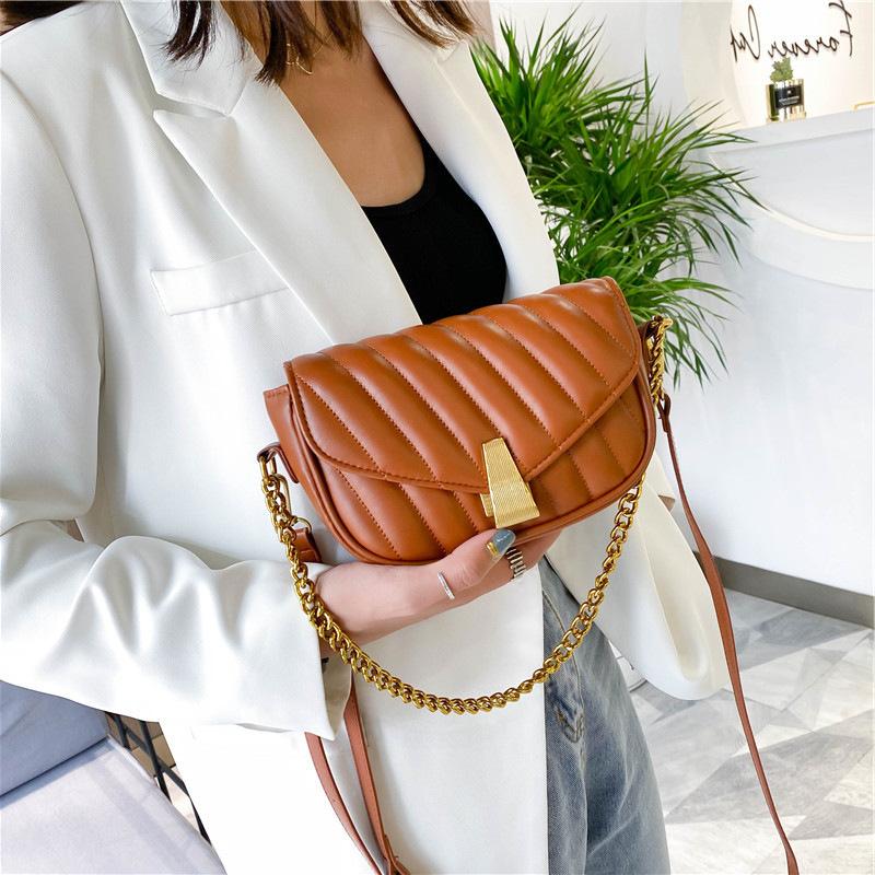 Autumn small bag women's bag 2025 new popular fashion personalized shoulder messenger bag Korean version small square bag