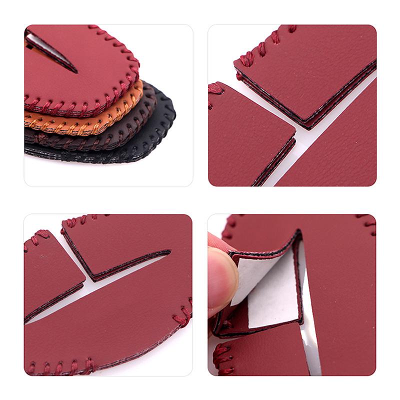 Universal Car Seat Belt Buckle Clip Cover Protector Leather Interior Button Case Anti-Scratch Cover Safety Belt Protective Cover