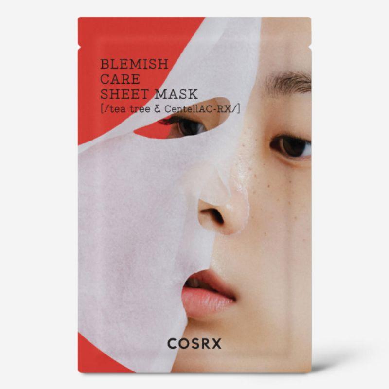 COSRX AC Collection Blemish Care Brightening Sheet Mask 26ml x 10pcs – Korean Face Mask for Dark Spot & Post-Blemish Care