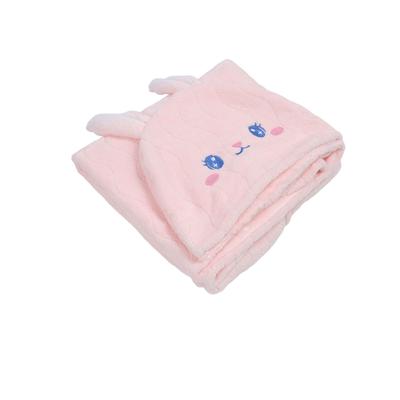 Asciugamano per Bebè con Cappuccio Animale Carino Velluto Corallo ad Alta Densità Morbido Assorbente Asciugamano da Bagno per Bambini