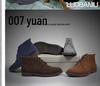 Men's Frosted Leather Suede High-Top Desert Boots