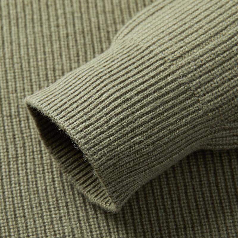 Men's 100% Pure Wool Crew Neck Sweater