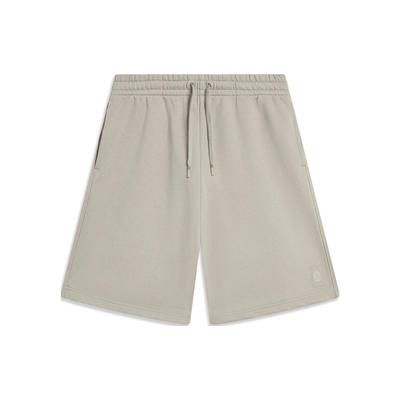 China Color Series Solid Loose Sports Shorts Men Bottoms Stone-Ridge-Grey AKST631-4