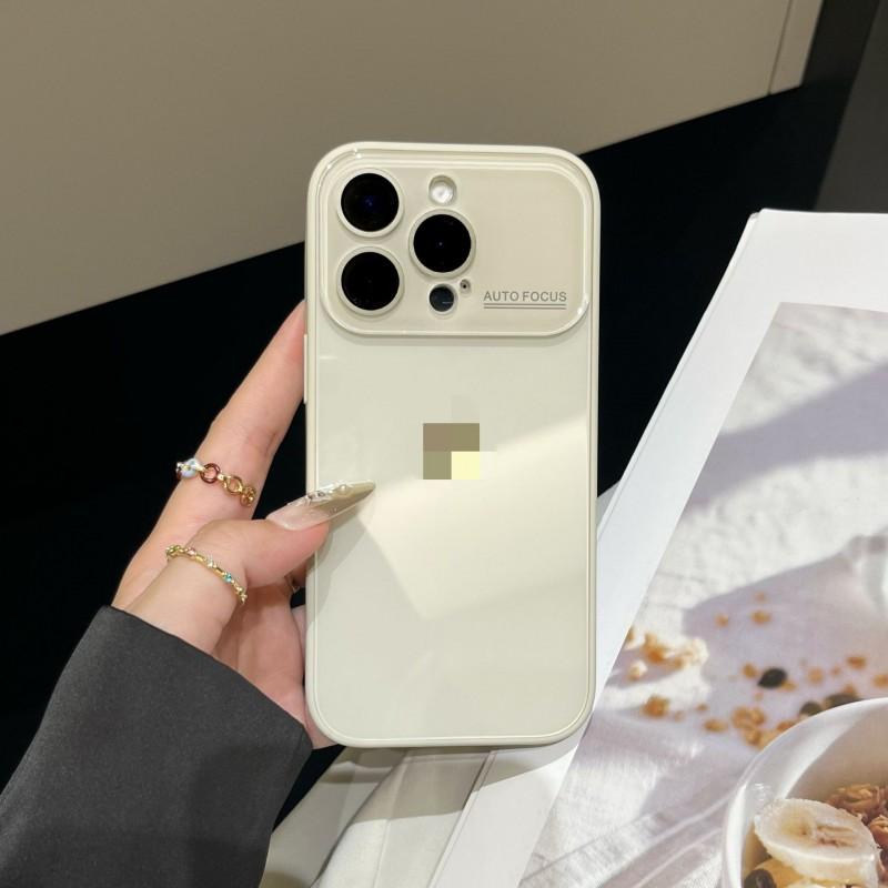Ice Feel Macaron Camera Window Phone Case IPhone 15 14 16 17 18 Pro Max