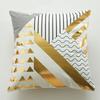 Short Plush Hot Stamping Home Pillow Cover Sofa Bedroom Cushion Cover Super Soft Pillow Cushion
