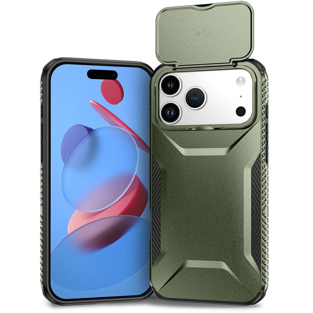 Für iPhone 17 Pro Max Hülle Camshield TPU+PC Handyhülle Rutschfeste Seitenkante