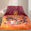 1pc Easy-Care Galatasaray SK Blanket, Perfect for Couch, Bed, Home, Travel & More, Warm & Durable Printed Blanket