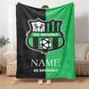 Custom Name Bayern Munich Crest blanket for Couch & Bed, Plush Cozy Fuzzy Blanket Super Soft & Warm Blankets for Fall and Winter. 0908228