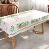 Disposable Christmas Table Cover 180x108cm Xmas Decoration Christmas Tablecloth  Party Supply