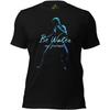 Bruce Lee Be Water Klassische Pose Kurzarm Unisex T-Shirt