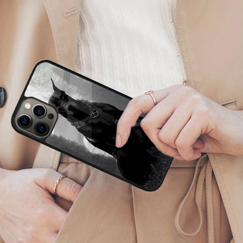 Dachshund Doberman Dog Magnetic Phone Case For APPLE iPhone 17 Air 16 14 13 12 Pro Max 15 Plus Wireless Charge MagSafe Cover