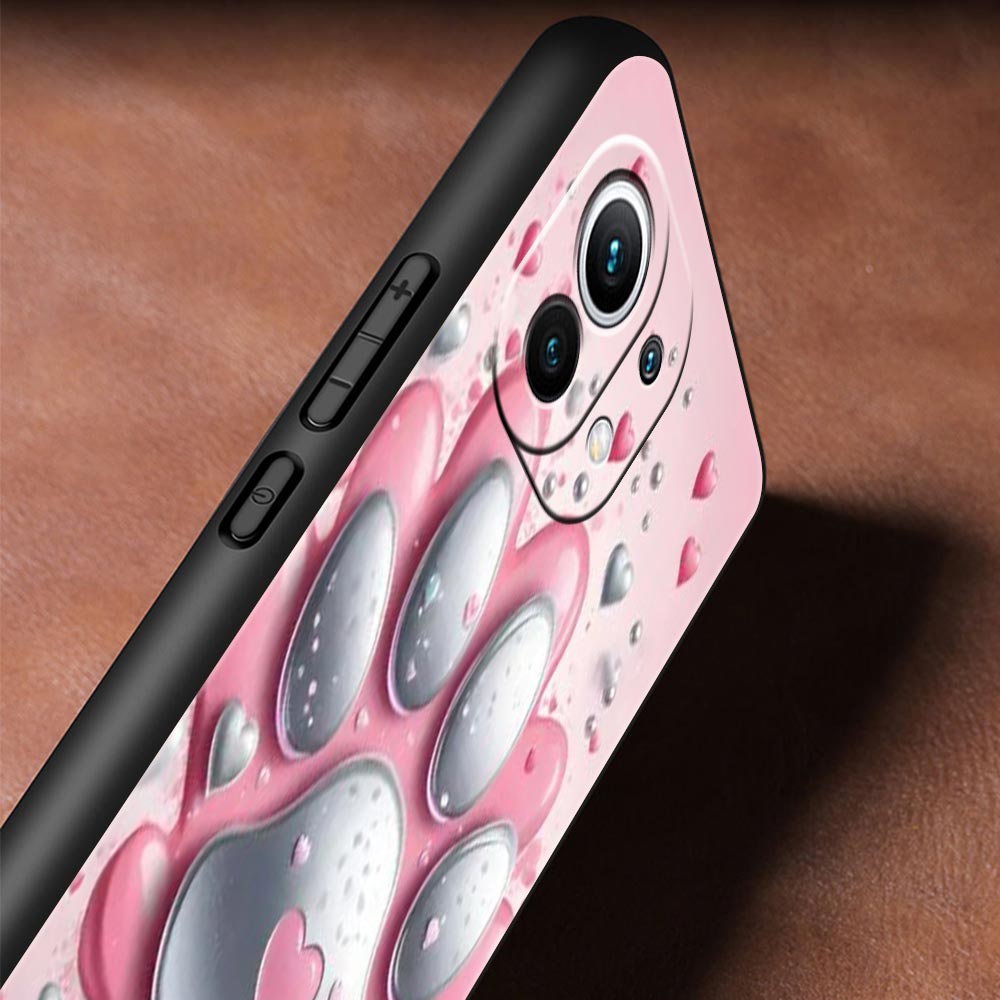 Og Paw Print Aesthetics Phone Case Cover for Xiaomi Mi 17 15 14 13 12 11 Ultra 15T 14T 13T 12T 11T Pro Lite 5G Soft TPU Shell