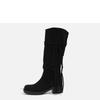 Niche wasteland fringed knight boots women's new thick heel Xinjiang Maillard boots women's tide