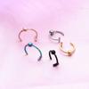 European and American Stainless Steel Lip, Nose, Eyebrow Horseshoe Piercing Jewelry