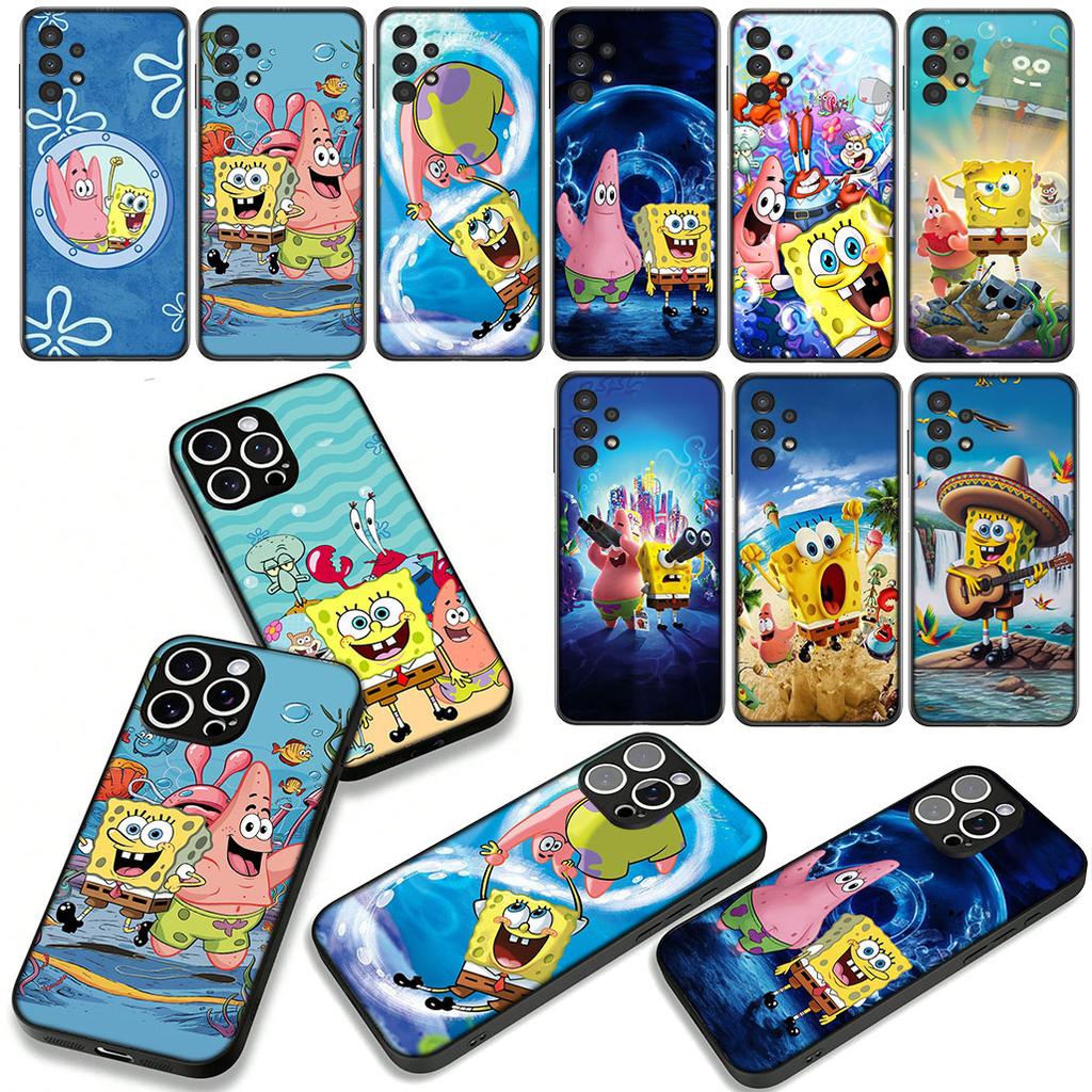 S-SpongeBobs S-SquarePant Sponges Bob for Motorola Moto G04 G13 G14 G22 G23 G32 G34 G35 G64 G82 G84 G53 G60 G72 E14 E15 E13 Case