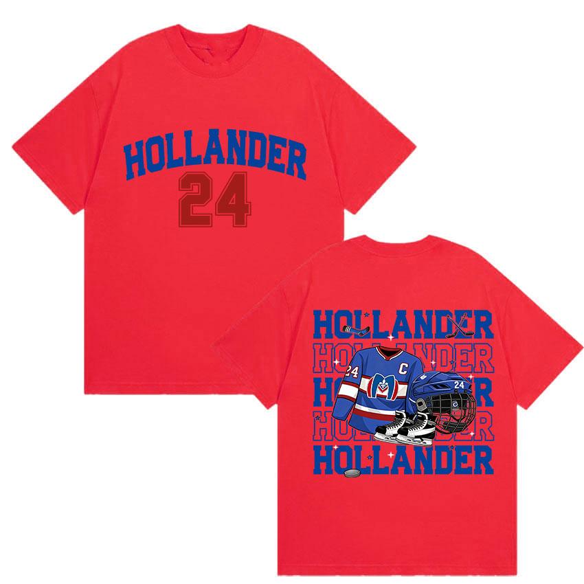 heated rivalry 100cotton mens shirt jersey Commemorative Tshirt Summer Shane Hollander 24 Short Sleeve Unisex Streetwear Shirt