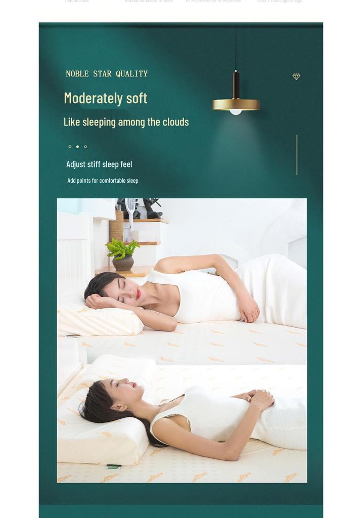 1.8 Natural Latex Mattress - Ergonomic Support for Home, Kids, Students, and Dorms