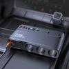 9 In 1 Car Cigarette Lighter Splitter 228W PD45W Car Fast Charger Adapter with LED Voltage Monitor, Independent Switches