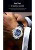 Men's Fashionable Waterproof Luminous Calendar Watch with Genuine Leather Strap