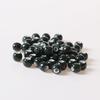 Ancient-Style Green Speckled Ceramic Beads for DIY Jewelry