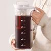 Large Capacity Cold Brew Coffee Pot Sealed Cold Brew Teapot Fridge Water Pitcher  Refrigerator
