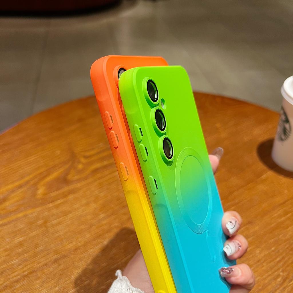 Applicable to Samsung A57 mobile phone case A36 magnetic suction A37 gradual change A17 matte A07 anti-drop A56 protective case A36