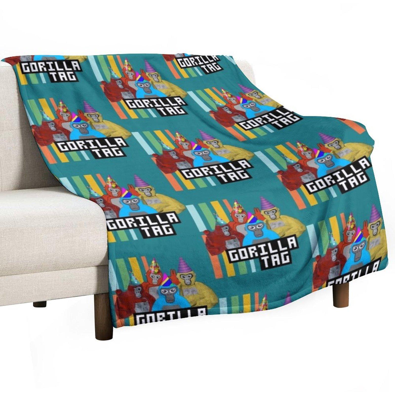 Gorilla Tag Party Time 5 Throw Blanket warm winter Tourist Blankets For Sofas Extra Large Throw Blankets 30x40in