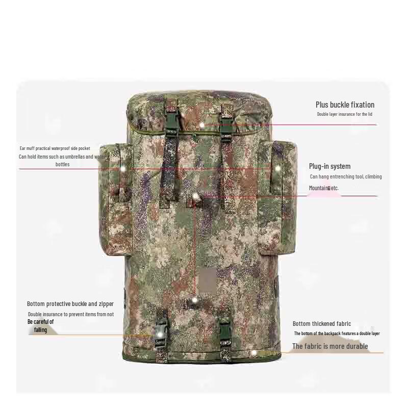 Hungry Wolf Large Capacity Outdoor Camouflage Backpack