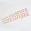 Spring/Summer Cream Yellow Polka Dot Nail Stickers