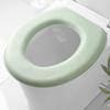 Capac pentru scaun de toaletă moale Waterpoof, lavabil pentru baie, covoraș pentru scaun, pernă în formă de O, scaun de toaletă, bideu, accesorii pentru capac de toaletă