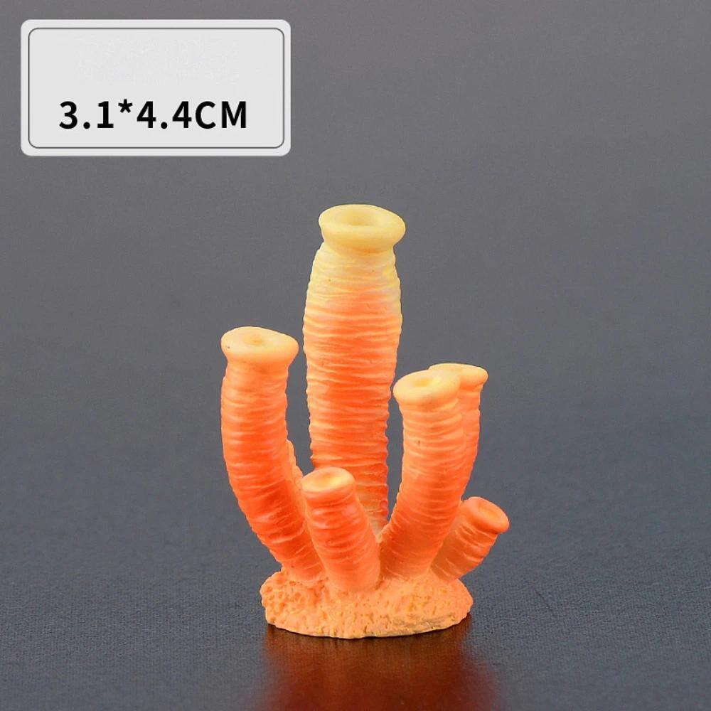 Creative Aquarium Artificial Coral Fish Tank Decoration Colord Simulated Resin Reef Coral Landscape DIY Aquarium Decorations