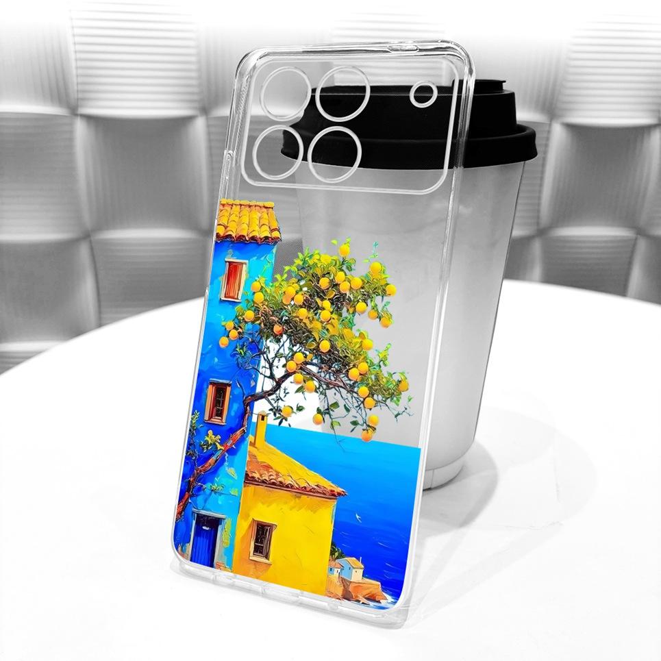 Bow Love Heart Pattern Cute Cat Phone Case For Honor Win 5G Casing Soft TPU Silicone Shockproof Back Cover Transparent Capa